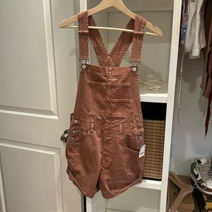 Free people NWT shortalls